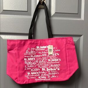 St. John NFLD Pink Tote 213